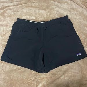Black Patagonia baggie 5” shorts